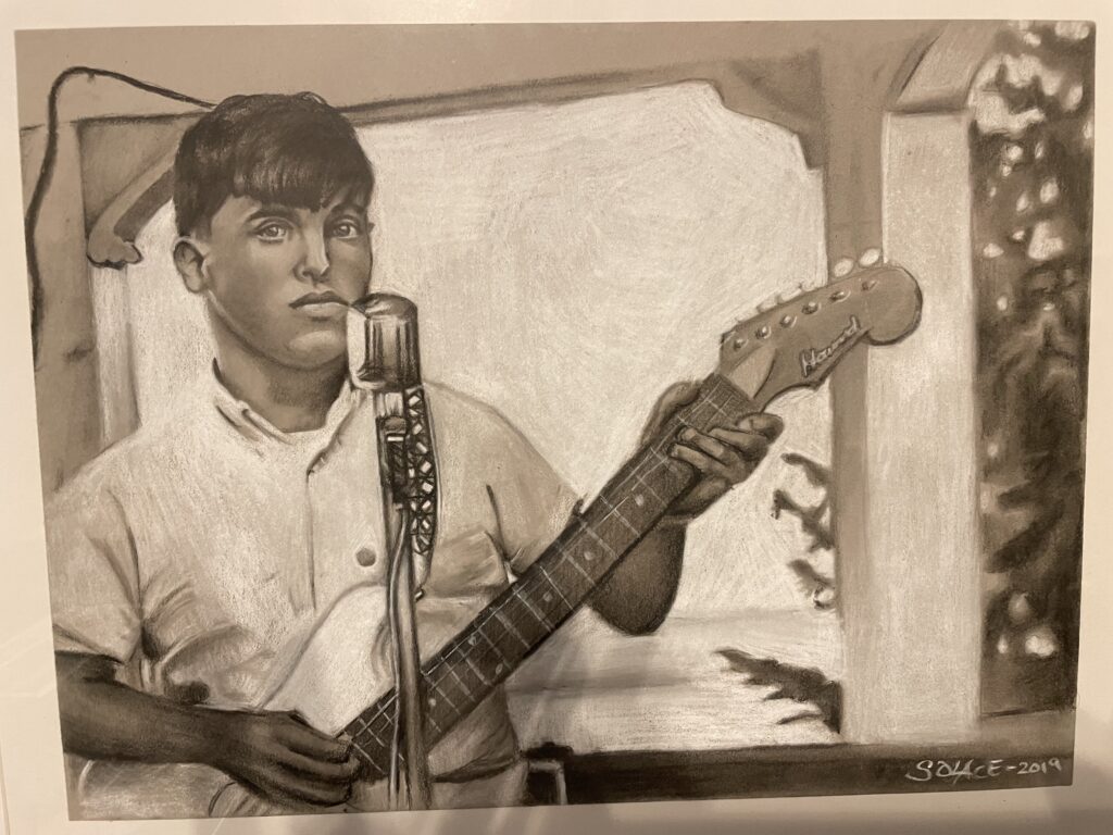 Dave Trudeau | age 15 | performing with his band at the Eastern Promenade in 1966.